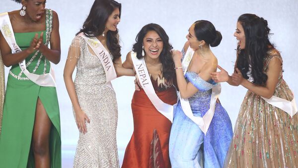Мисс Непал Anushka Shrestha на конкурсе красоты Мисс мира 2019  - Sputnik Азербайджан