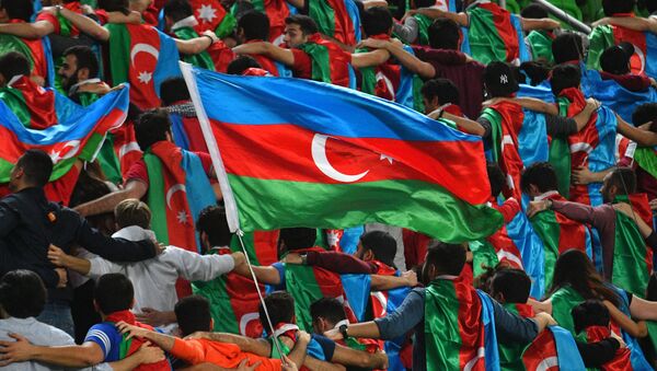 Флаг Азербайджана, фото из архива - Sputnik Azərbaycan