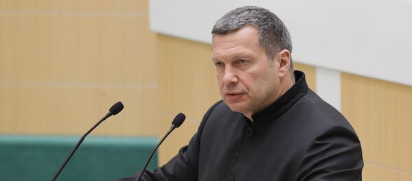 Журналист, теле- и радиоведущий Владимир Соловьев - Sputnik Азербайджан