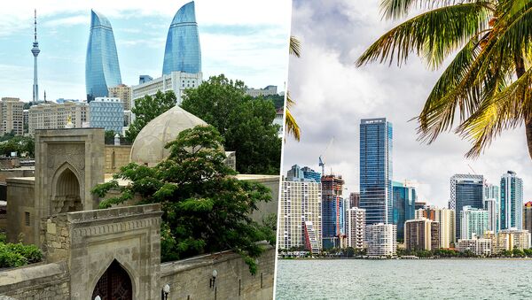 Редакция продолжает сравнивать самые разные города мира с нашей столицей - теперь мы проведем параллели между Баку и Майами - Sputnik Азербайджан