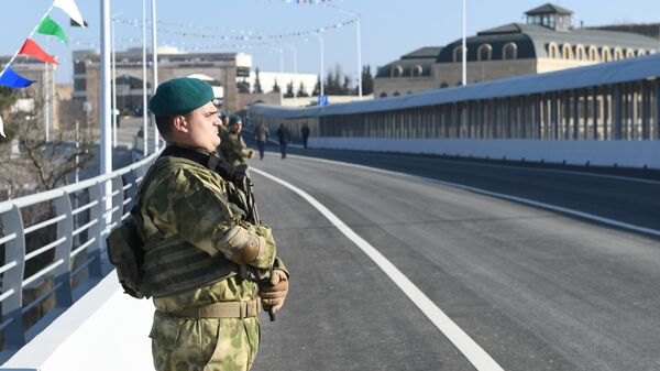 Церемония открытия моста на реке Самур между Азербайджаном и Россией - Sputnik Азербайджан