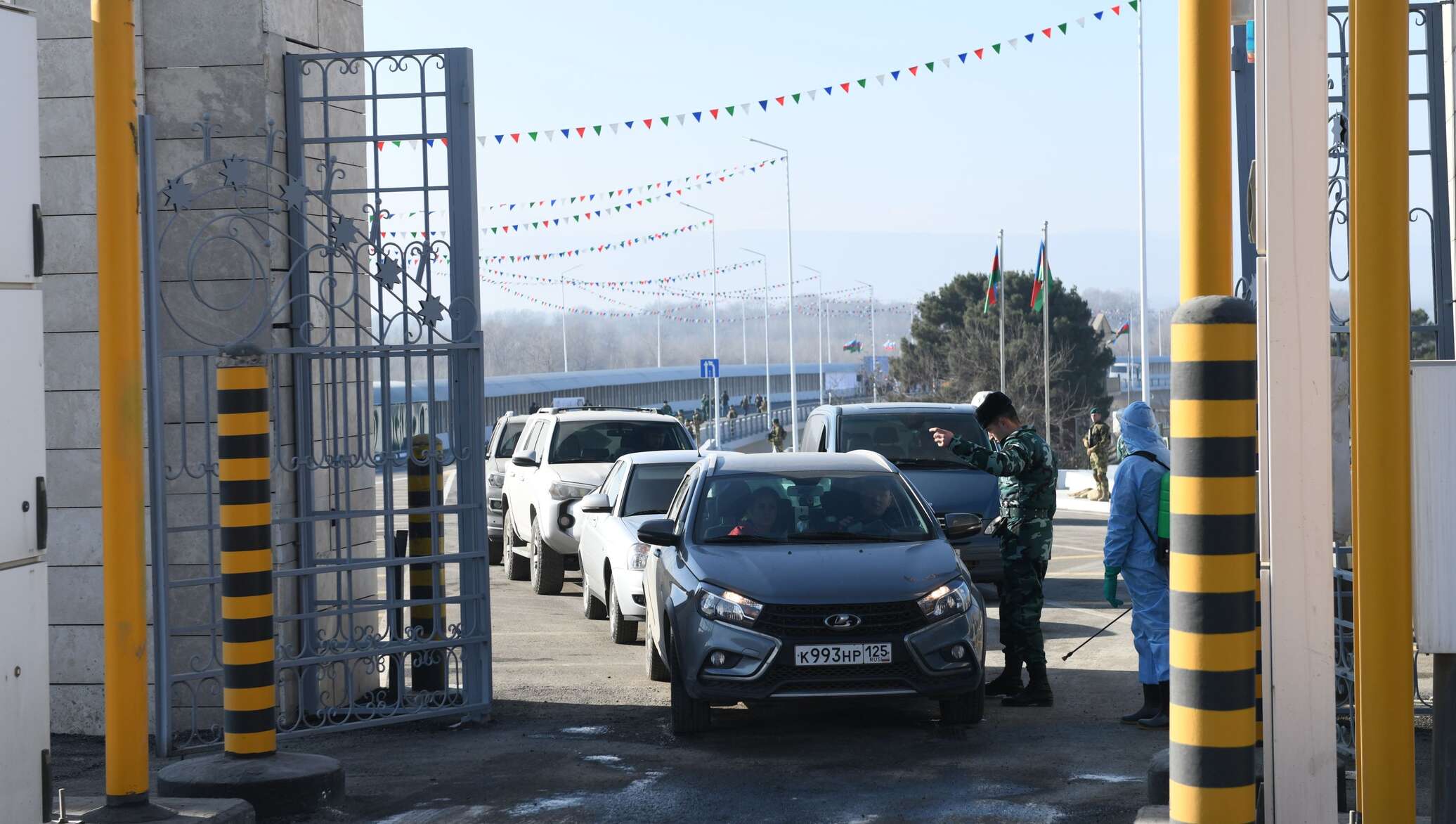 Город на границе с азербайджаном. Граница Самур. Пропускной пункт Самур.