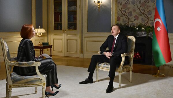 Президент Ильхам Алиев дал интервью телеканалу «Россия-24» - Sputnik Azərbaycan