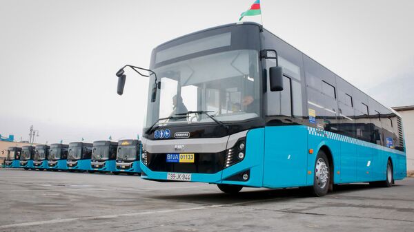  12 metrlik BMC Procity markalı avtobus - Sputnik Азербайджан