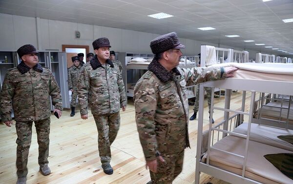 Состоялось открытие очередной новой воинской части в прифронтовой зоне - Sputnik Азербайджан