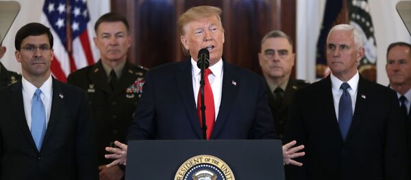 Президент США Дональд Трамп Президент США Дональд Трамп - Sputnik Азербайджан
