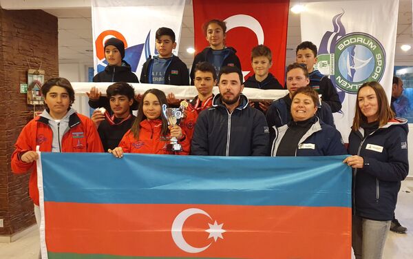 Участники соревнования по парусному спорту в Бодруме - Sputnik Азербайджан