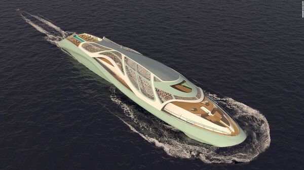 Итальянский архитектор представила концепт супер-яхты будущего - Sputnik Азербайджан