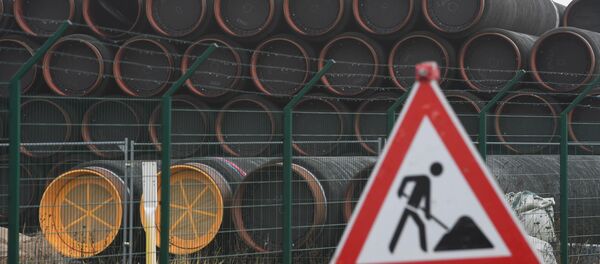 Трубы для строительства газопровода, фото из архива Трубы для строительства газопровода, фото из архива - Sputnik Азербайджан