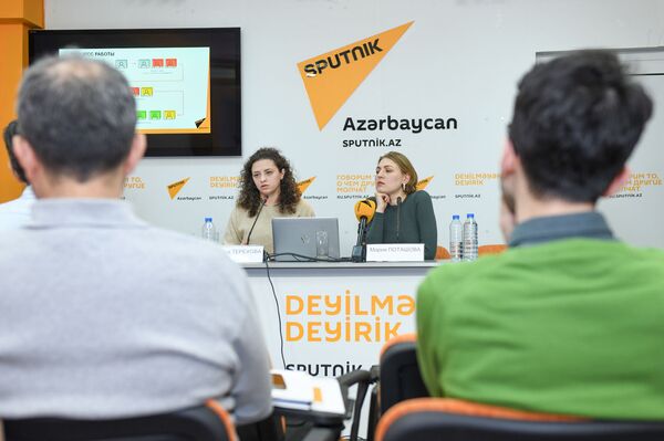 Мастер-класс в рамках проекта Sputnik-Pro в Мультимедийном центре Sputnik Азербайджан - Sputnik Азербайджан