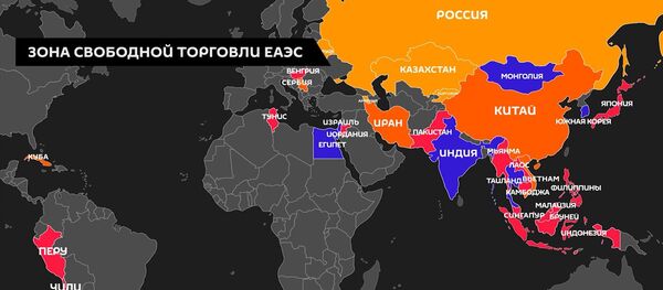 Евразийский экономический союз расширяет зону свободной торговли - Sputnik Азербайджан