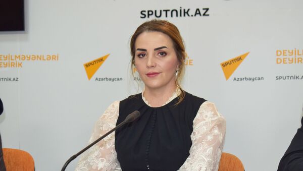 Руководитель общественной организации Институт молодых демократов Егяна Гаджиева - Sputnik Азербайджан