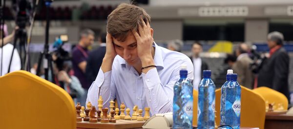 Российский гроссмейстер Сергей Карякин, фото из архива Российский гроссмейстер Сергей Карякин, фото из архива - Sputnik Азербайджан
