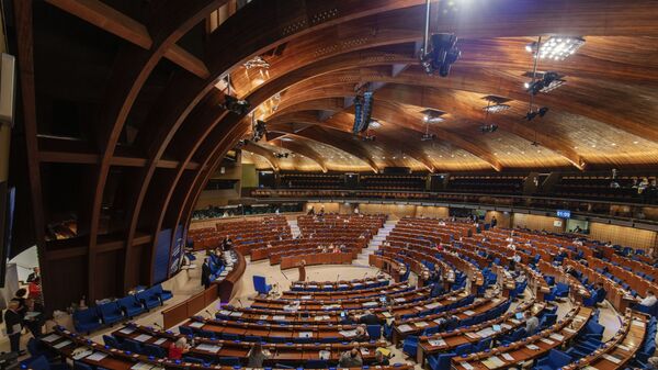 Зал заседаний Парламентской ассамблеи Совета Европы (ПАСЕ) - Sputnik Азербайджан