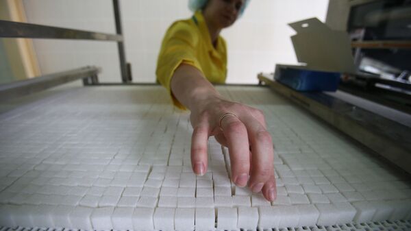 Работа сахарного завода, фото из архива - Sputnik Азербайджан