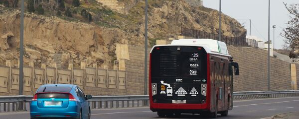 Автобус Bakubus, фото из архива Автобус Bakubus, фото из архива - Sputnik Азербайджан