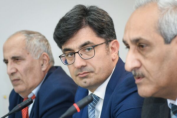 Пресс-конференция, посвященная климатическим изменениям и их влиянию на сельское хозяйство Азербайджана - Sputnik Азербайджан