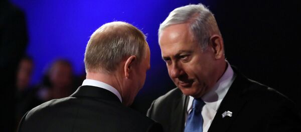 Президент России Владимир Путин и премьер-министр Израиля Биньямин Нетаньяху Президент России Владимир Путин и премьер-министр Израиля Биньямин Нетаньяху - Sputnik Азербайджан