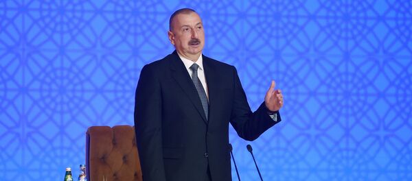İlham Əliyev konfransda iştirak edir  - Sputnik Азербайджан