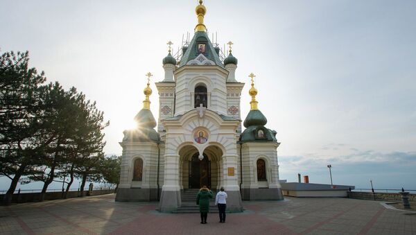 Церковь светлого Христова Воскресенья в Крыму - Sputnik Azərbaycan