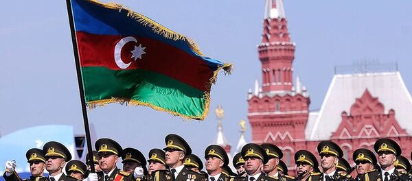 Военнослужащие Национальной армии Азербайджана во время генеральной репетиции военного парада, фото из архива Военнослужащие Национальной армии Азербайджана во время генеральной репетиции военного парада, фото из архива - Sputnik Азербайджан