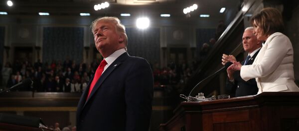 Президент США Дональд Трамп, фото из архива Президент США Дональд Трамп, фото из архива - Sputnik Азербайджан