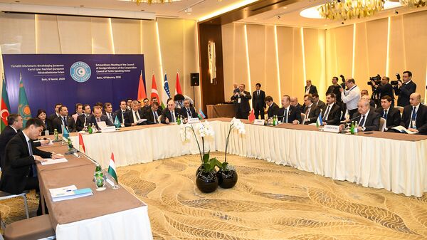 Внеочередное заседание Совета министров иностранных дел Совета сотрудничества тюркоязычных государств (Тюркского совета) в Баку, 6 февраля 2020 года - Sputnik Азербайджан