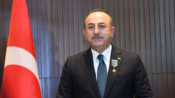 Министр иностранных дел Турции Мевлют Чавушоглу - Sputnik Азербайджан