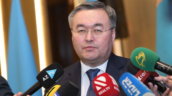   Министр иностранных дел Казахстана Мухтар Тлеуберди - Sputnik Азербайджан