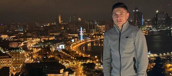 Форвард молодежной сборной Азербайджана по футболу Фарид Набиев, фото из архива - Sputnik Азербайджан
