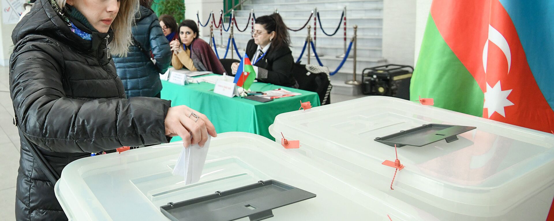 Парламентские выборы в Баку, 9 февраля 2020 года - Sputnik Азербайджан, 1920, 21.06.2024