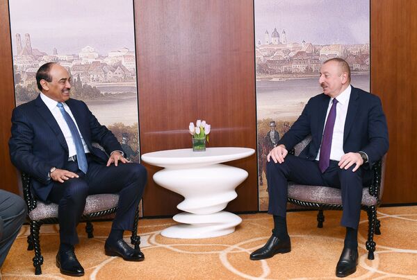 Президент Алиев проводит встречи в Мюнхене Президент Алиев проводит встречи в Мюнхене - Sputnik Азербайджан