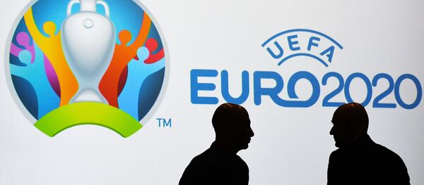 Логотип ЕВРО-2020 Логотип ЕВРО-2020 - Sputnik Азербайджан