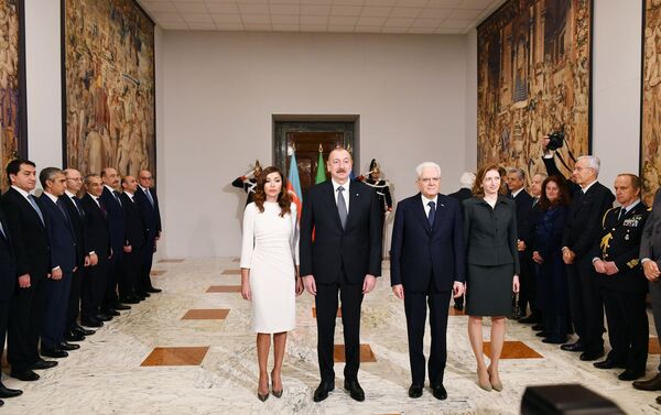 Церемония официальной встречи президента Ильхама Алиева - Sputnik Азербайджан