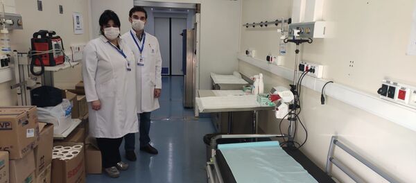 Mobil səyyar hospitalı - Sputnik Азербайджан