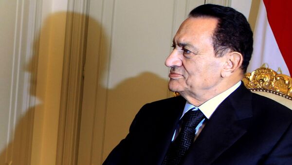 Экс-президент Египта Хосни Мубарак, фото из архива - Sputnik Azərbaycan
