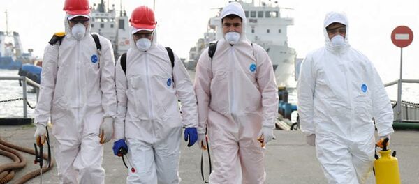 Дезинфекция судов ЗАО Азербайджанское Каспийское морское пароходство Дезинфекция судов ЗАО Азербайджанское Каспийское морское пароходство - Sputnik Азербайджан