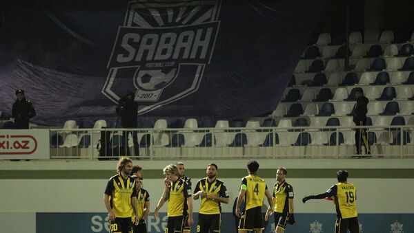 Футболисты ФК Sabah - Sputnik Азербайджан