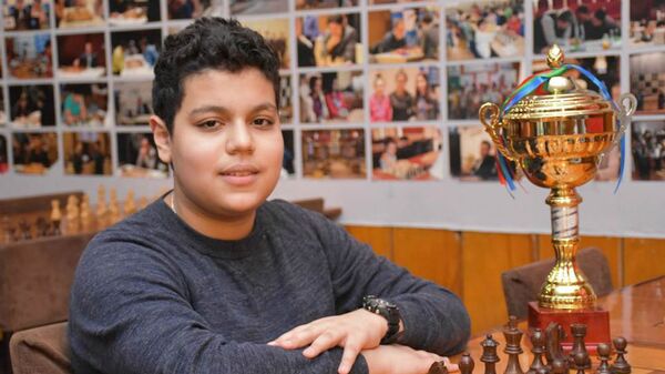 Азербайджанский шахматист Айдын Сулейманлы, фото из архив - Sputnik Азербайджан