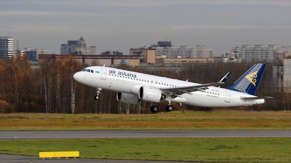 Самолет авиакомпании Air Astana - Sputnik Azərbaycan