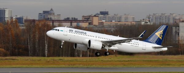 Самолет авиакомпании Air Astana Самолет авиакомпании Air Astana - Sputnik Азербайджан