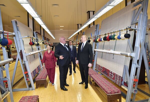 Президент Алиев посетил Геранбой и Шамкир - фото Президент Алиев посетил Геранбой и Шамкир - фото - Sputnik Азербайджан