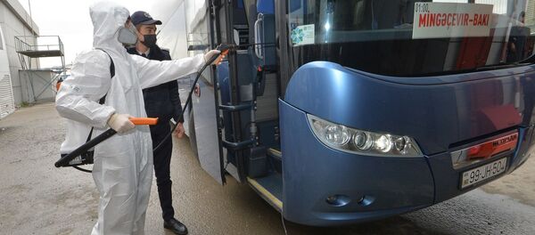 Dezinfeksiya işləri Dezinfeksiya işləri - Sputnik Азербайджан