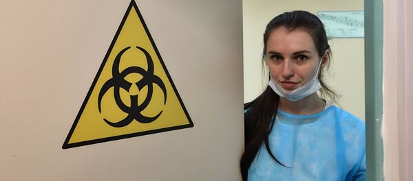 Отделение для людей с подозрением на коронавирус Отделение для людей с подозрением на коронавирус - Sputnik Азербайджан