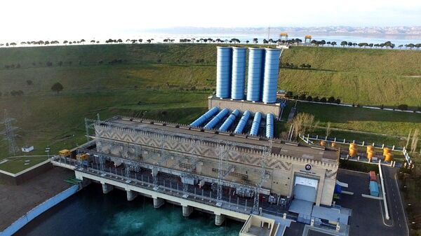 Мингячевирская ГЭС, фото из архива - Sputnik Азербайджан