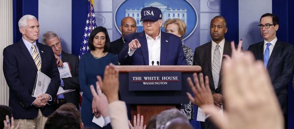 Президент США Дональд Трамп, фото из архива  - Sputnik Азербайджан