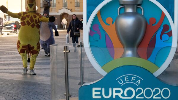 Табло обратного отсчета до чемпионата Европы по футболу 2020 - Sputnik Азербайджан