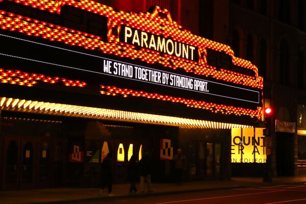 Здание Paramount Theatre в Бостоне  - Sputnik Азербайджан
