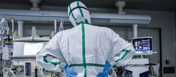 Инфекционное отделение госпиталя, фото из архива Инфекционное отделение госпиталя, фото из архива - Sputnik Азербайджан