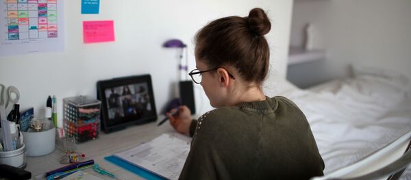 Дистанционное образование, фото из архива Дистанционное образование, фото из архива - Sputnik Азербайджан